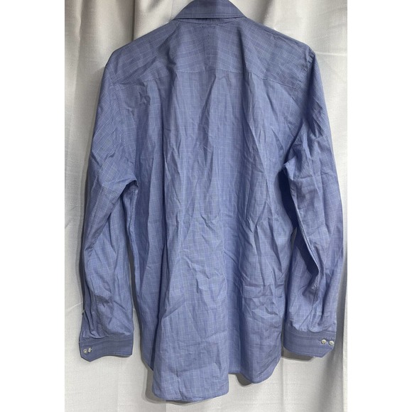 Robert Talbott Estate Shirt Men's Large Trim Fit‎ Missing Button - Picture 5 of 5